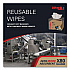 Power Clean X80 Cloths, HYDROKNIT, BRAG Box, 11.1 x 16.8, White, 152/Carton (41044)