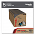 Power Clean X80 Cloths, HYDROKNIT, POP-UP Box, 8.34 x 16.8, White, 76/Box, 5 Boxes/Carton (41048)