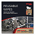 Power Clean X80 Cloths, HYDROKNIT, POP-UP Box, 8.34 x 16.8, White, 76/Box, 5 Boxes/Carton (41048)