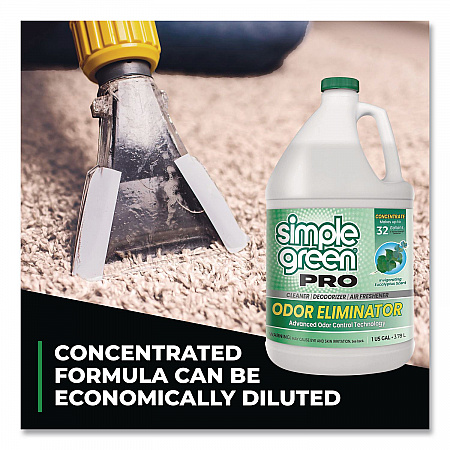 Pro Odor Eliminator, Eucalyptus Scent, 1 gal Bottle, 6/Carton (4251128)