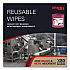 Power Clean X80 Heavy Duty Cloths, Jumbo Roll, Perforated,12.4 x 12.2, Red, 455 Wipers/Roll (41055)