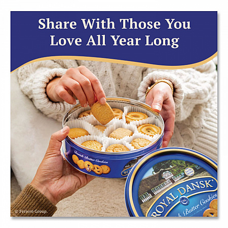 Cookies, Danish Butter, 12 oz Tin (53005)