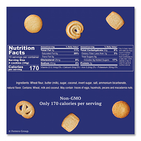 Cookies, Danish Butter, 12 oz Tin (53005)