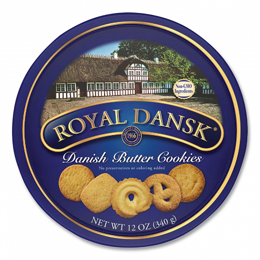 Cookies, Danish Butter, 12 oz Tin (53005)