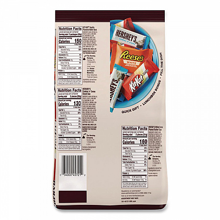 All Time Greats White Snack Size Assortment, White Chocolate, 29.31 oz Bag (22002587)