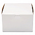 White One-Piece Non-Window Bakery Boxes, 8 x 8 x 5, White, Paper, 100/Carton (09455)