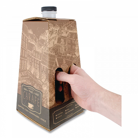 On-the-Go Carafe, 96 oz, Multicolor, 16/Carton (0196)