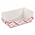 Paper Food Baskets, 1 lb Capacity, Red/White, Paper, 1,000/Carton (0413)