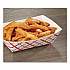 Paper Food Baskets, 1 lb Capacity, Red/White, Paper, 1,000/Carton (0413)