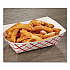 Paper Food Baskets, 2 lb Capacity, Red/White, Paper, 1,000/Carton (0417)