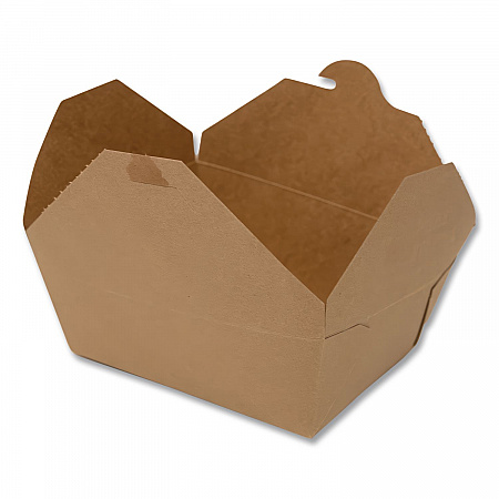 ChampPak Carryout Boxes, #1, 4.38 x 3.5 x 2.5, Brown, Paper, 450/Carton (0731)