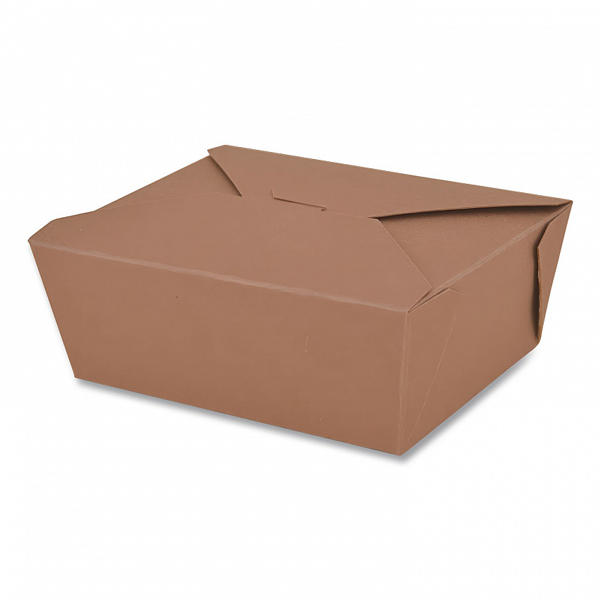 ChampPak Carryout Boxes, #1, 4.38 x 3.5 x 2.5, Brown, Paper, 450/Carton (0731)