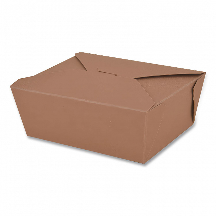 ChampPak Carryout Boxes, #4, 7.75 x 5.5 x 3.5, Brown, Paper, 160/Carton (0734)