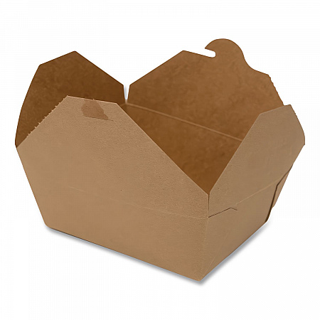 ChampPak Carryout Boxes, #8, 6 x 4.75 x 2.5, Brown, Paper, 300/Carton (0738)