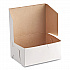 White One-Piece Non-Window Bakery Boxes, 6.25 x 3.75 x 2.13, White, Paper, 250/Bundle (0911)