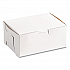 White One-Piece Non-Window Bakery Boxes, 6.25 x 3.75 x 2.13, White, Paper, 250/Bundle (0911)