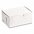 White One-Piece Non-Window Bakery Boxes, 6.25 x 3.75 x 2.13, White, Paper, 250/Bundle (0911)