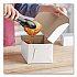 White One-Piece Non-Window Bakery Boxes, 4 x 9 x 5, White, Paper, 250/Carton (0949)
