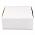 White One-Piece Non-Window Bakery Boxes, 10 x 10 x 4, White, Paper, 100/Carton (0973)