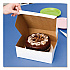 White One-Piece Non-Window Bakery Boxes, 10 x 10 x 4, White, Paper, 100/Carton (0973)