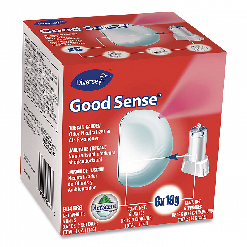 Good Sense Automatic Spray System, Tuscan Garden, 0.67 oz Cartridge, 12/Carton (101109732)