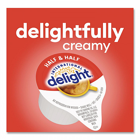 Coffee House Inspirations Half and Half, 0.38 oz Mini Cups, 180/Carton (102042)