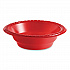 Party Plastic Premium Dinnerware, Bowl, 12 oz, Red, 24/Pack (CB1220202)
