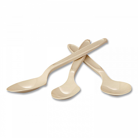 Reliance Mediumweight Cutlery, Spoon, Plastic, Champagne, 1,000/Carton (RSAT)