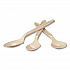 Reliance Mediumweight Cutlery, Spoon, Plastic, Champagne, 1,000/Carton (RSAT)