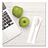 Reliance Mediumweight Cutlery, Individually Wrapped, Spoon, Plastic, White, 1,000/Carton (RSW3)