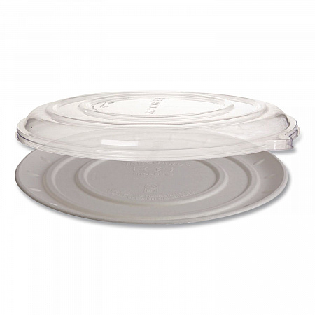 100% Recycled Content Pizza Tray Lids, 14 x 14 x 0.2, Clear, Plastic, 50/Carton (EPSCPTR14LID)