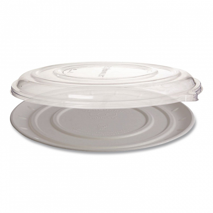 100% Recycled Content Pizza Tray Lids, 16 x 16 x 0.2, Clear, Plastic, 50/Carton (EPSCPTR16LID)