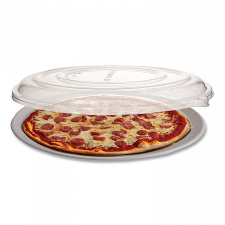 100% Recycled Content Pizza Tray Lids, 16 x 16 x 0.2, Clear, Plastic, 50/Carton (EPSCPTR16LID)