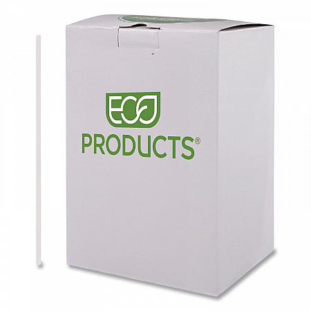 Jumbo Wrapped Paper Straw, 7.75