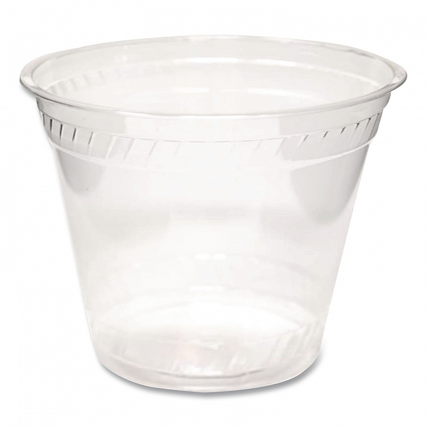 Greenware Cold Drink Cups, Old-Fashioned Cup, 9 oz, Sugarcane, Clear, 50/Sleeve, 20 Sleeves/Carton (GC9OF)