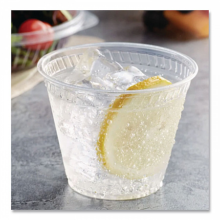 Greenware Cold Drink Cups, Old-Fashioned Cup, 9 oz, Sugarcane, Clear, 50/Sleeve, 20 Sleeves/Carton (GC9OF)