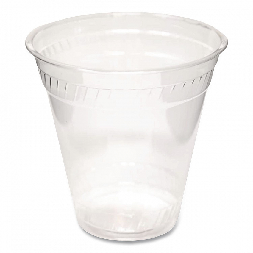 Greenware Cold Drink Cups, Squat, 12 oz to 14 oz, Sugarcane, Clear, 1,000/Carton (GC12S)