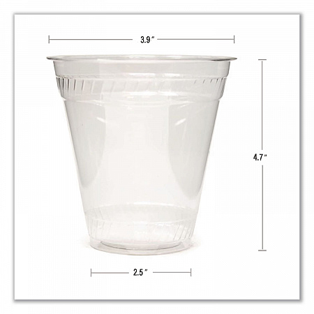 Greenware Cold Drink Cups, 16 oz, Sugarcane, Clear, 50/Sleeve, 20 Sleeves/Carton (GC16S)