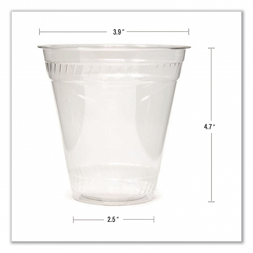 Greenware Cold Drink Cups, 16 oz, Sugarcane, Clear, 50/Sleeve, 20 Sleeves/Carton (GC16S)