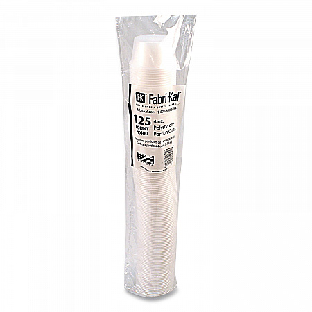Portion Cups, 4 oz, Plastic, Clear, 125/Sleeve, 20 Sleeves/Carton (PC400)