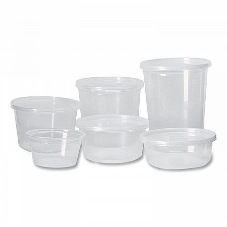 Microwavable Deli Containers, 32 oz, 4.6