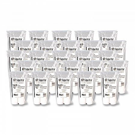 RK Crisscross Cold Drink Cups, 3 oz, Plastic, Clear, 100/Bag, 25 Bags/Carton (RK3)