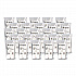 RK Crisscross Cold Drink Cups, 3 oz, Plastic, Clear, 100/Bag, 25 Bags/Carton (RK3)