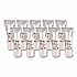 RK Ribbed Cold Drink Cups, 12 oz, Plastic, Translucent, 50/Sleeve, 20 Sleeves/Carton (RK12)