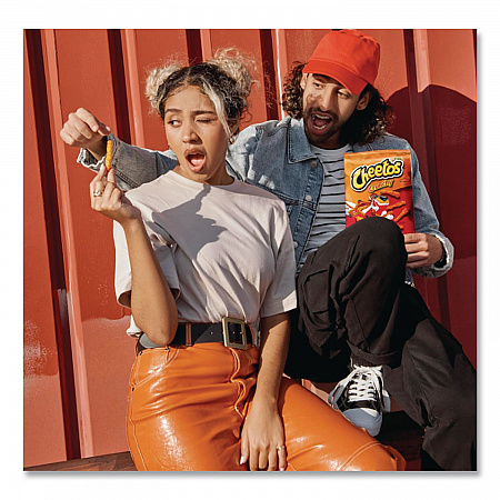 Crunchy Cheese Flavored Snacks, 2 oz Bag, 64/Carton (44366)