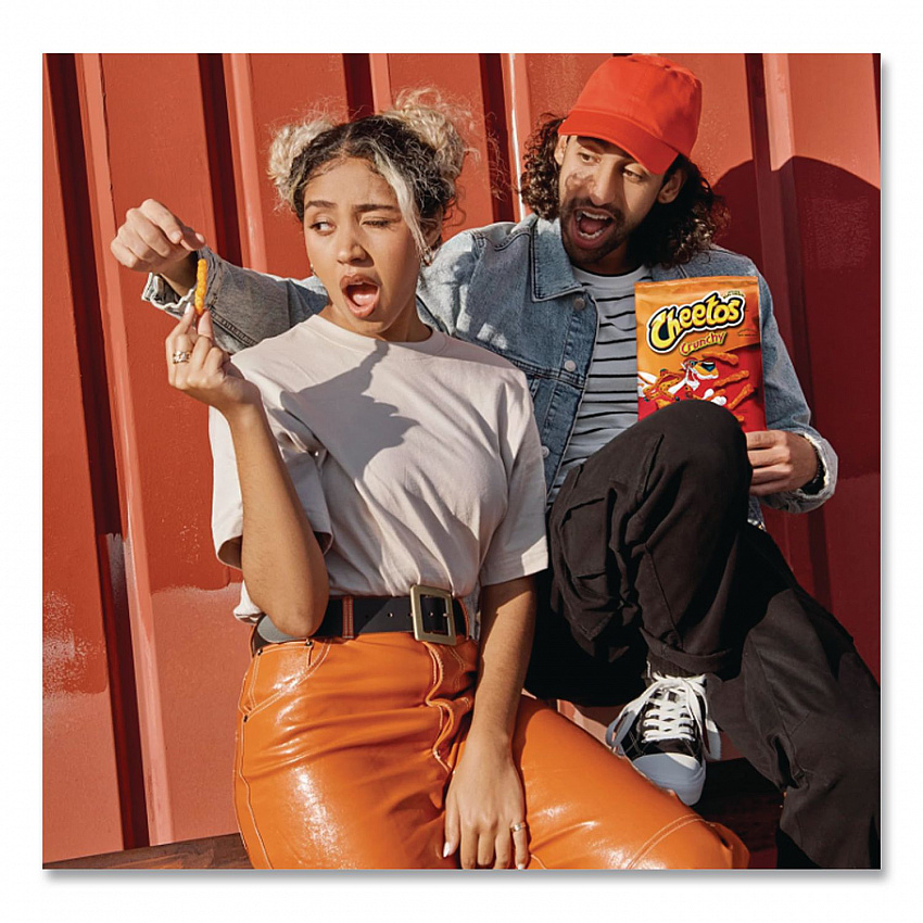 Crunchy Cheese Flavored Snacks, 2 oz Bag, 64/Carton (44366)