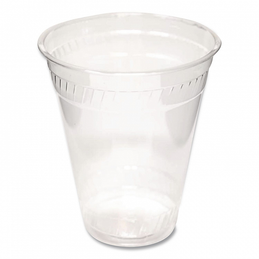 Greenware Cold Drink Lids, X-Slot, Fits 16 oz/18 oz/24 oz Cold Cups, Sugarcane, Clear, 1,000/Carton (LGC1624)