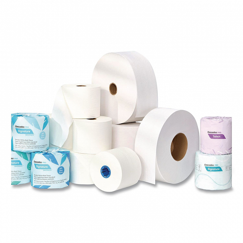 Select Standard Bath Tissue, Septic Safe, 2-Ply, White, 4 x 3.19, 500 Sheets/Roll, 96 Rolls/Carton (B040)