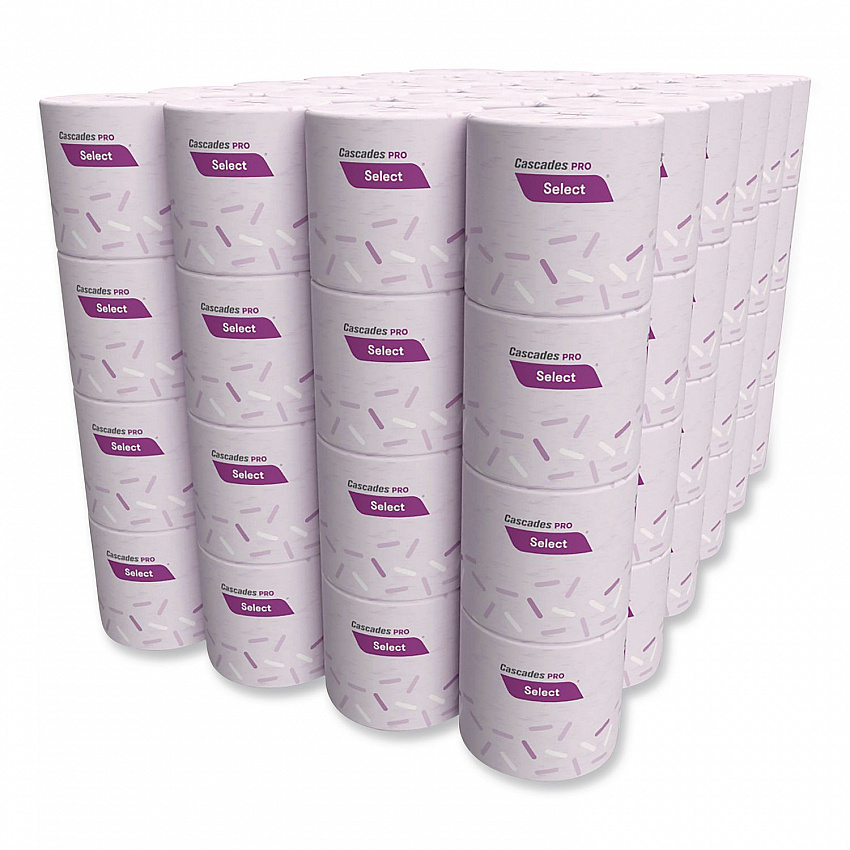 Select Standard Bath Tissue, Septic Safe, 2-Ply, White, 4 x 3.19, 500 Sheets/Roll, 96 Rolls/Carton (B040)