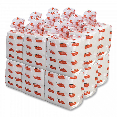 Tuff-Job S400 DRC Wipers, Medium, 12 x 13, White, 60/Pack, 18 Pack/Carton (W420)
